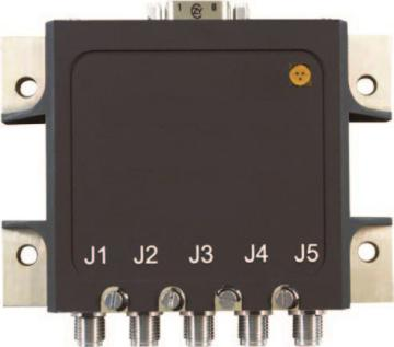 Low power DP3T coaxial switch